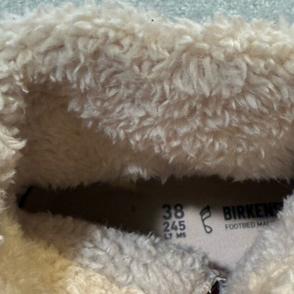 Birkenstock EUC Lille Suede Fleece Lined Boots Red Zip Up Womens 7 EU 38 Winter - Picture 11 of 15